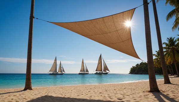 Ajoutez du style et du confort avec le voile d'ombrage coco