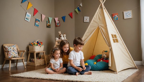 La tente de jeux : un havre d'imagination pour vos enfants