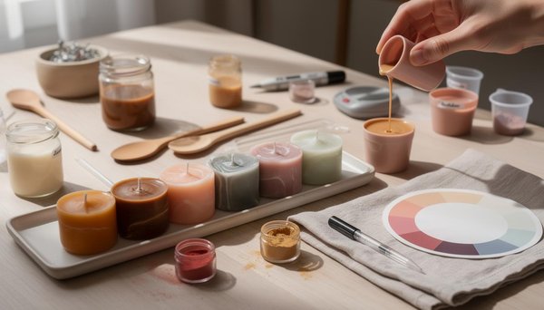 Trouver la teinte parfaite pour bougie : les secrets pour un rendu harmonieux